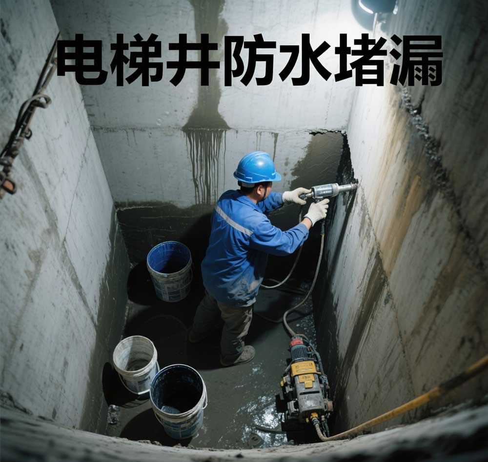 电梯井防水堵漏，南通专业电梯井漏水维修公司